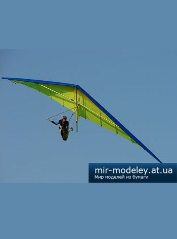 №1807 - Rogalla (Дельтаплан) [Elektron-Zenit 1992-02] из бумаги