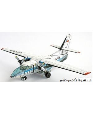 №1864 - Turbolet L410 UVP [ABC 1979-02] из бумаги