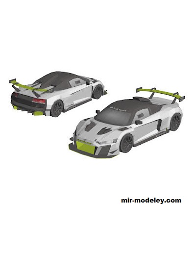 №18649 - Автомобиль Audi R8 LMS GT2 [Wongday] из бумаги