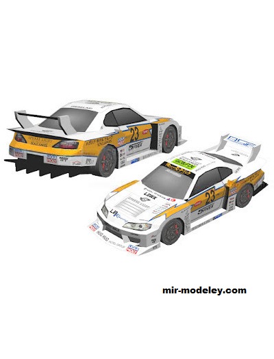 №18611 - Автомобиль LBWK Nissan Silvia S15 [Wongday] из бумаги