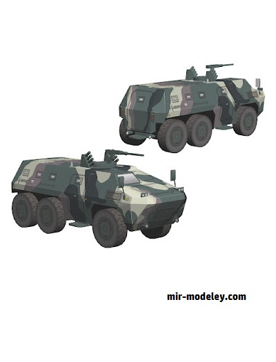 №18579 - Pindad Panser APS-1 [Wongday] из бумаги