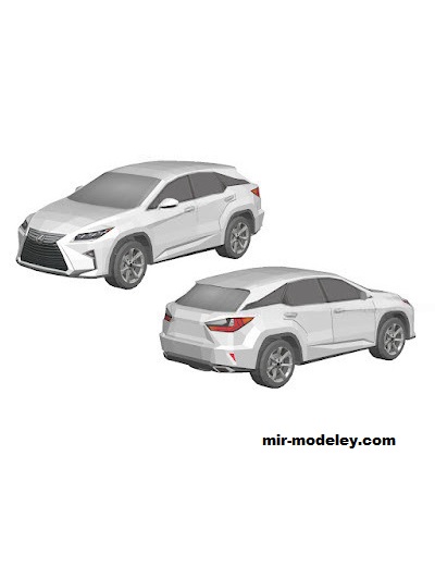 №18637 - Внедорожник Lexus RX 350 [Wongday] из бумаги