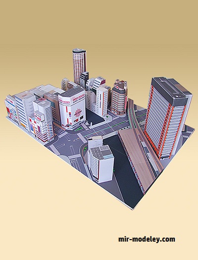 №18588 - Akihabara Diorama [Niku no Mansei] из бумаги