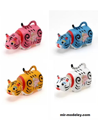 №18667 - Eto Tiger [Pinoart Papercraft] из бумаги