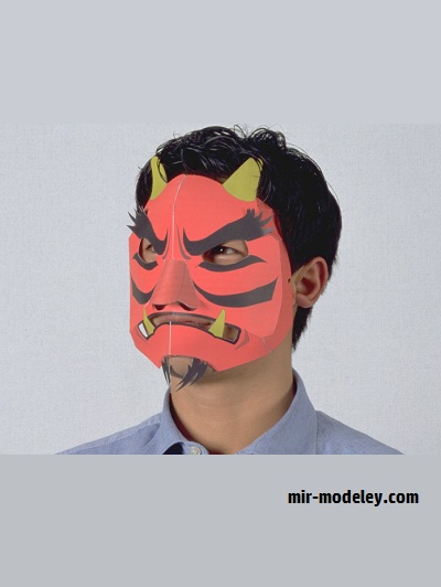 №18691 - Mask of Oni (YAMAHA MOTOR) из бумаги