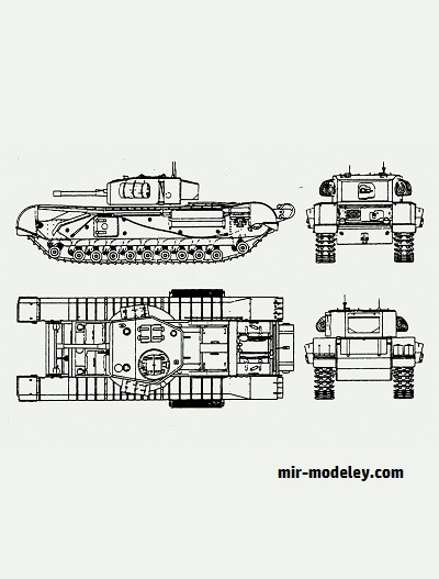 №18755 - Пехотный танк Mk IV 