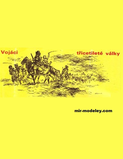 №18682 - Vojáci třicetileté války [ABC 2/1981] из бумаги