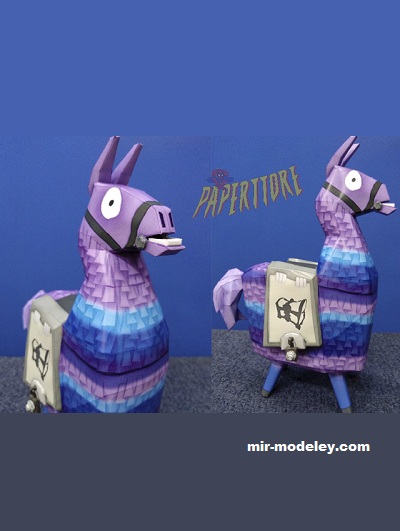 №18679 - Loot Llama [Piter Papercraft] из бумаги