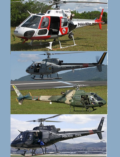 №18828 - AS350 – Esquilo (Clever PaperModel) из бумаги
