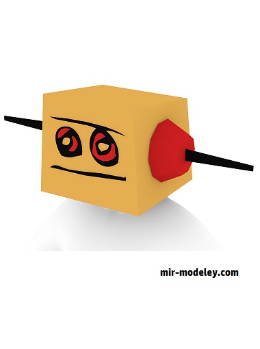№18769 - Robot Head (Taras Lesko) из бумаги