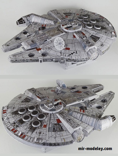 №18792 - Millenium Falcon (SF Papercraft) из бумаги