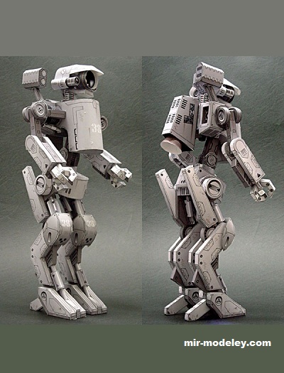 №18798 - Rens Head Prototype (SF Papercraft) из бумаги