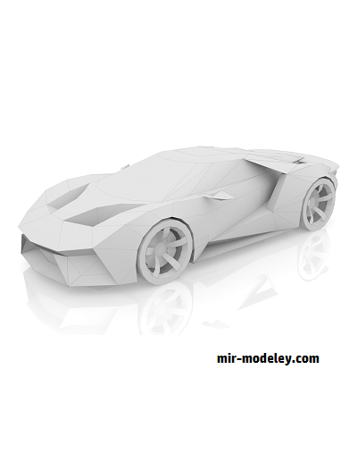 №18774 - GT LEGEND Ford - Ghost (Taras Lesko) из бумаги