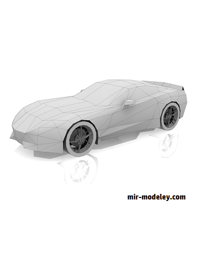 №18772 - Vette Ghost (Taras Lesko) из бумаги