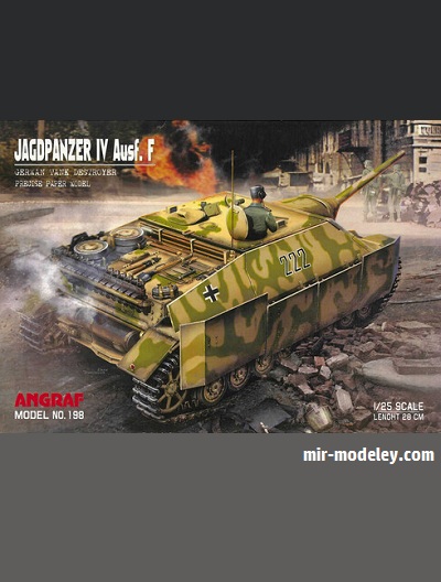 №18807 - Jagdpanzer IV Ausf.F (Angraf 198) из бумаги