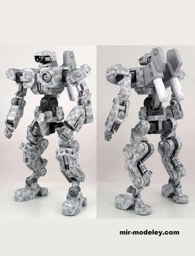 №18799 - Rens Head Type-B (SF Papercraft) из бумаги