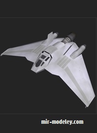 №18846 - USAF F-302 (Bongmaster) из бумаги