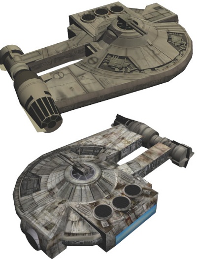№18824 - YT-2400 Freighter (Clever PaperModel) из бумаги