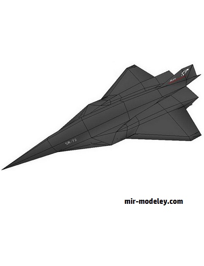 №18813 - Lockheed Martin SR-72 (Phil_H) из бумаги