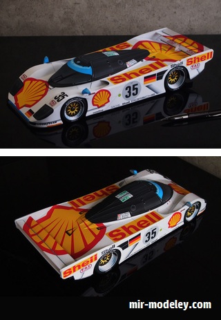 №18949 - Спортивный автомобиль Dauer Porsche 962c (Sunny78) из бумаги