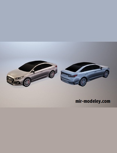№18921 - Basic Hyundai Sonata (Alan Dea) из бумаги
