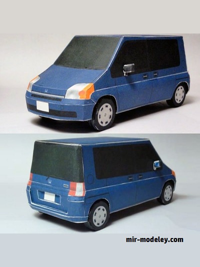 №18914 - Минивэн Honda Mobilio (PACAROOM) из бумаги