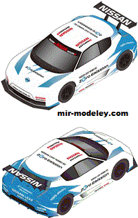№19007 - Спортивный автомобиль NISSAN LEAF NISMO RC (Oniya) из бумаги