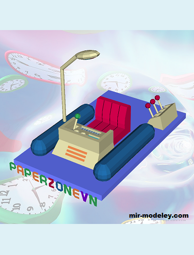 №19039 - Doraemon's Time Machine (PaperzoneVN) из бумаги