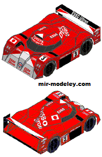 №19023 - Спортивный автомобиль TOYOTA GT-ONE TS020 (Oniya) из бумаги