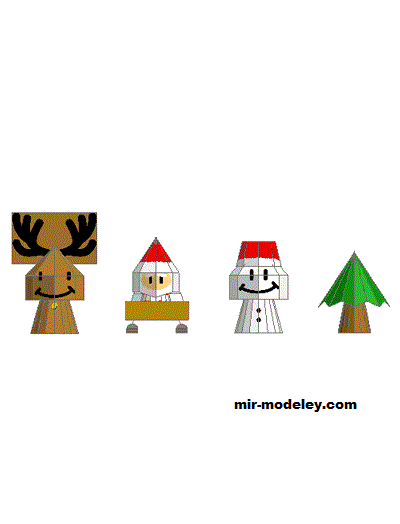 №19035 - x'mas (Oniya) из бумаги