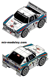 №18987 - Спортивный автомобиль LANCIA 037 RALLY evo1 (Oniya) из бумаги
