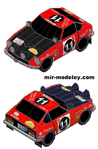 №19003 - Спортивный автомобиль NISSAN FAIRLADY Z (Oniya) из бумаги