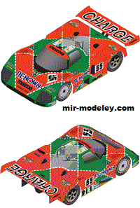 №19001 - Спортивный автомобиль MAZDA 787B (Oniya) из бумаги
