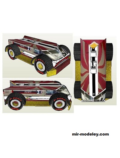 №19056 - Aerokombi GT Cobra (Pabuelin) из бумаги