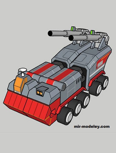№19038 - Battle Tracto Max (Rmat2004) из бумаги