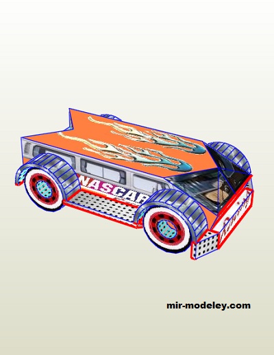 №19057 - Aerokombi Nascar (Pabuelin) из бумаги