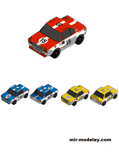 №19004 - Спортивный автомобиль NISSAN SKYLINE KPGC10 (Oniya) из бумаги