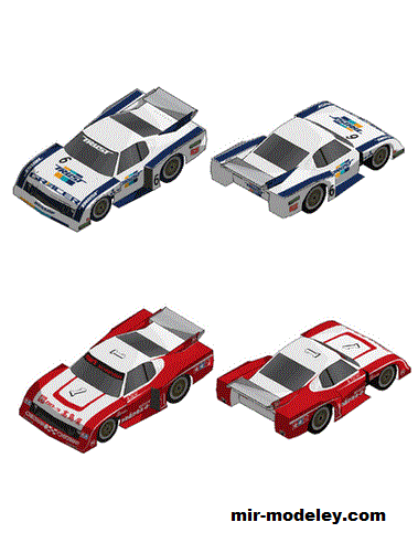 №19025 - Спортивный автомобиль TOYOTA CELICA TURBO Longtail (Oniya) из бумаги