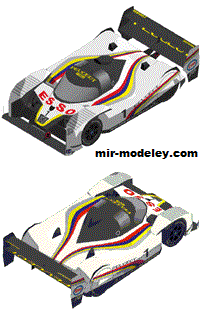 №19009 - Спортивный автомобиль PEUGEOT 905 evo2 (Oniya) из бумаги