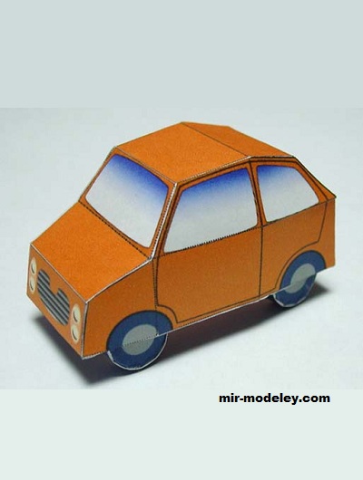№19037 - Paper Vehicle (abnet) из бумаги