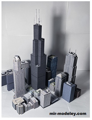 №19062 - City Chicago Part II (Kacanonon) из бумаги