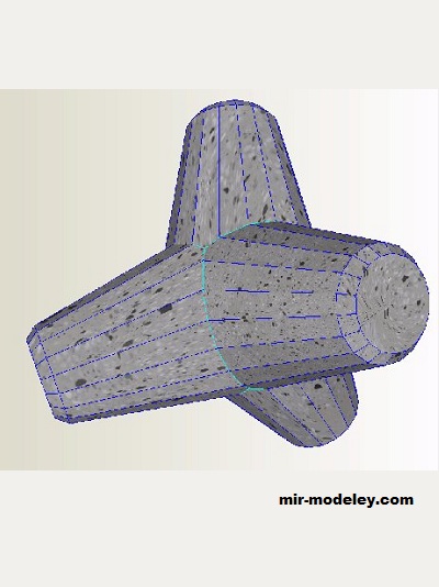 №19105 - Tetrapod (Neddo) из бумаги