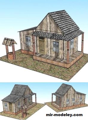 №19059 - Old Country House Paper Model (Papermau) из бумаги