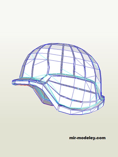 №19135 - Combat helmet (D-Mind) из бумаги