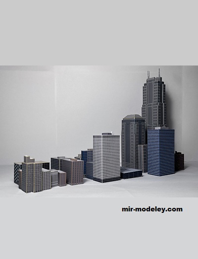 №19061 - City Chicago Part III (Kacanonon) из бумаги