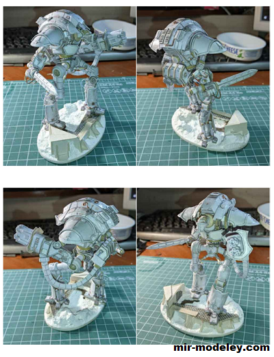 №19072 - Cerastus Knight Castigator (Games Workshop) из бумаги