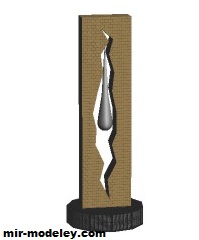 №19108 - Tear Drop Monument (animaniac) из бумаги