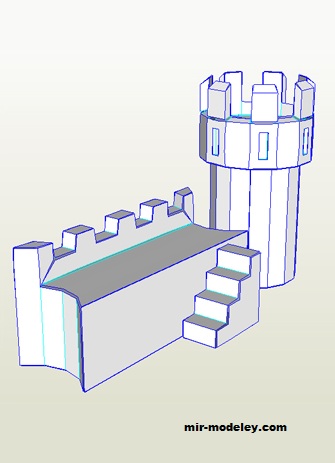 №19103 - Fort Module (D-Mind) из бумаги