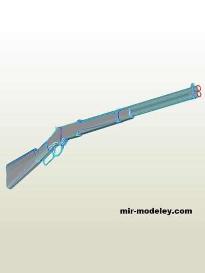 №19124 - Winchester 1860 (Alexander rahirant) из бумаги