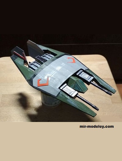 №19086 - Frazi class heavy fighter - Babylon 5 (bhaad) из бумаги